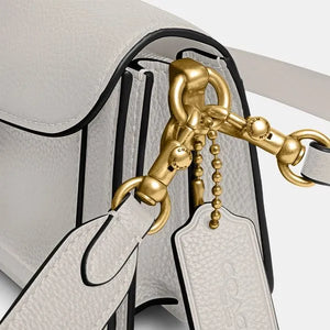 Tabby Shoulder Bag 20 leather Chalk - Image 4