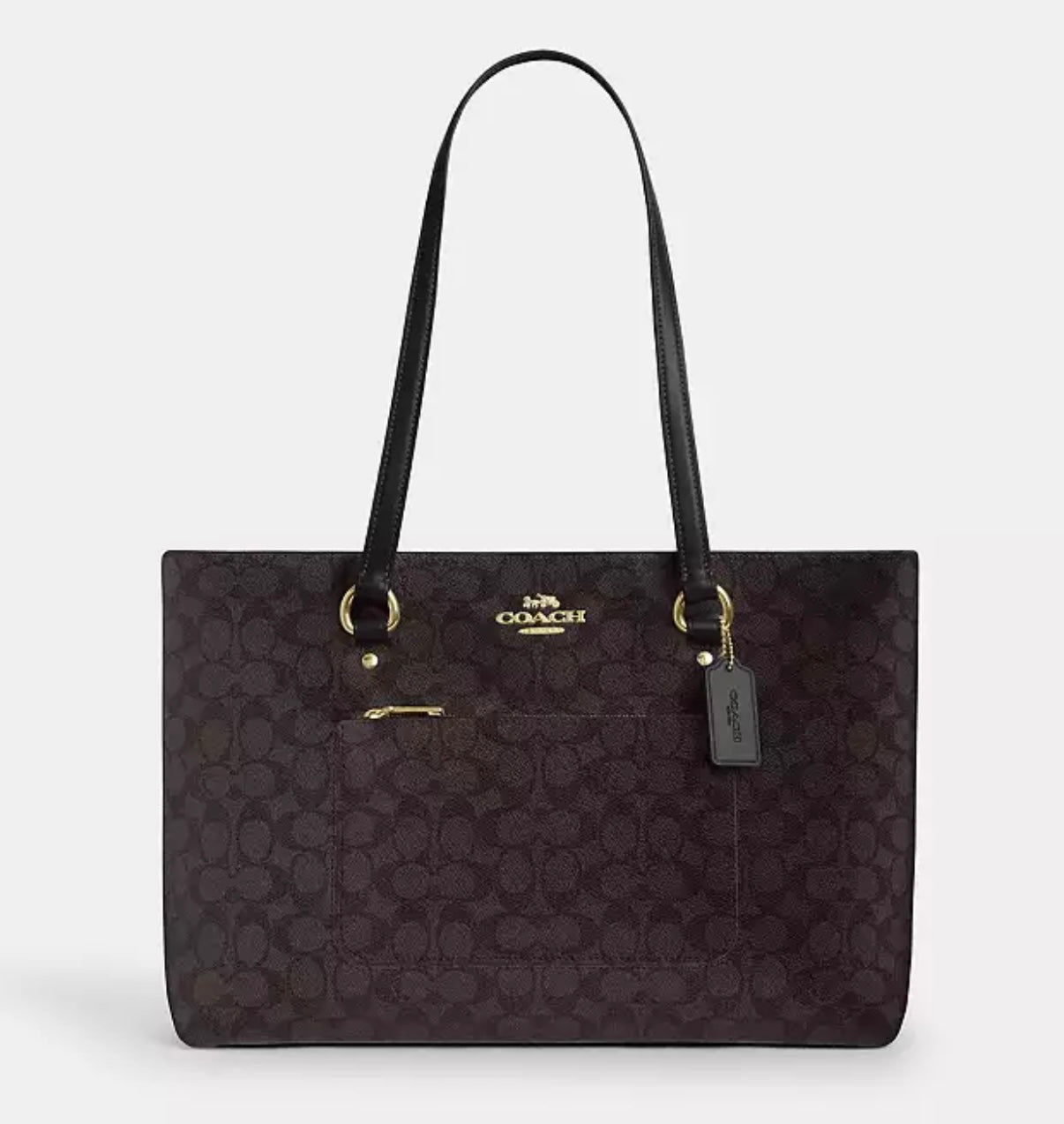 Coach Station Tote Bag In Signature Canvas,