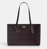 Coach Station Tote Bag In Signature Canvas,