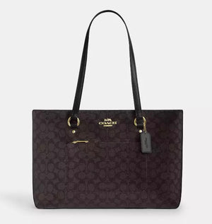 Coach Station Tote Bag In Signature Canvas,