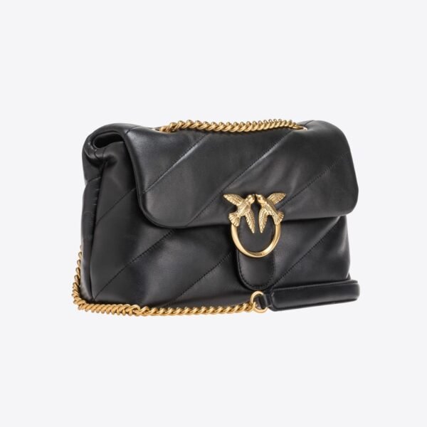 Classic Love Bag Puff Maxi Quilt BLACK-ANTIQUE GOLD - Image 5