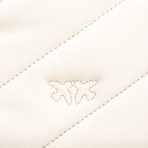 Mini Love Bag Puff Maxi Quilt WHITE+WHITE-OLD SILVER - Image 5