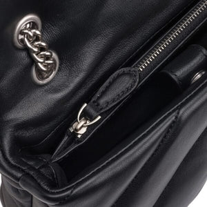 Mini Love Bag Puff Maxi Quilt BLACK-OLD SILVER - Image 6