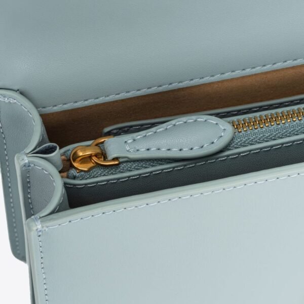Mini Love Bag One Simply MIST GREY-ANTIQUE GOLD - Image 7