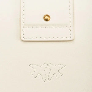 Mini Love Bag One Simply WHITE WHITE-ANTIQUE GOLD - Image 5