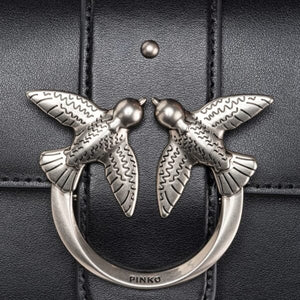 Mini Love Bag One Simply BLACK-OLD SILVER - Image 4