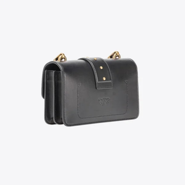 Mini Love Bag One Simply BLACK-ANTIQUE GOLD - Image 2