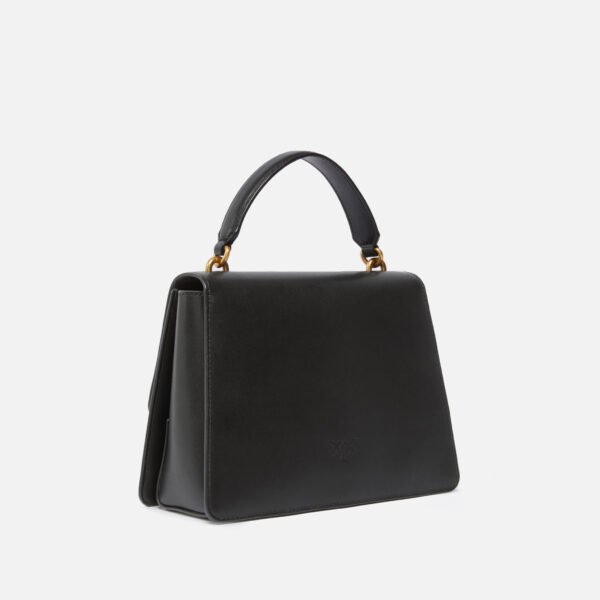 Classic Love Bag One Top Handle Light Simply BLACK-ANTIQUE GOLD - Image 2