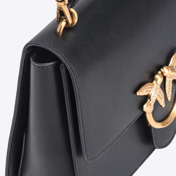 Classic Love Bag One Top Handle Light Simply BLACK-ANTIQUE GOLD - Image 5