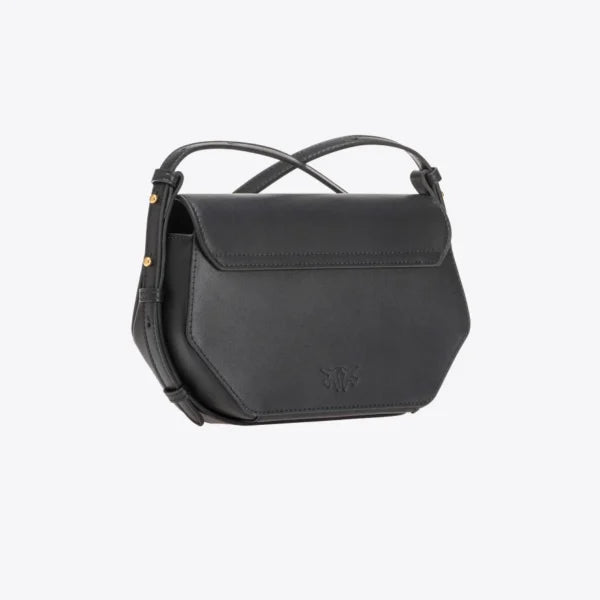 Mini Love Bag Click Hexagon Simply BLACK-ANTIQUE GOLD - Image 2
