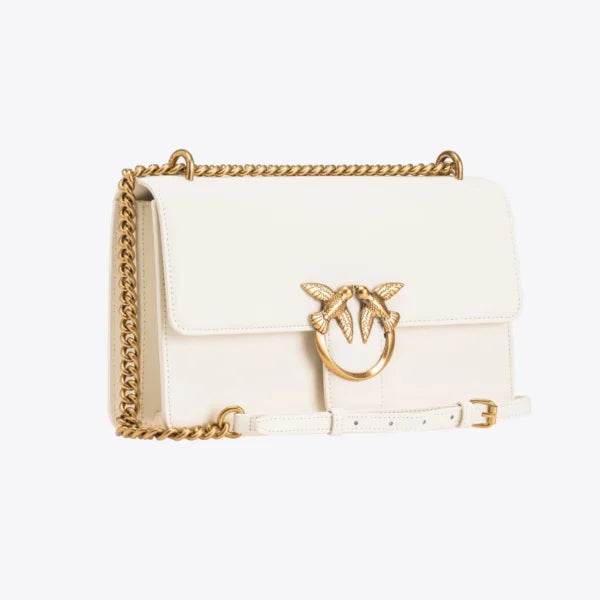 Classic Love Bag One Simply WHITE WHITE-ANTIQUE GOLD - Image 3