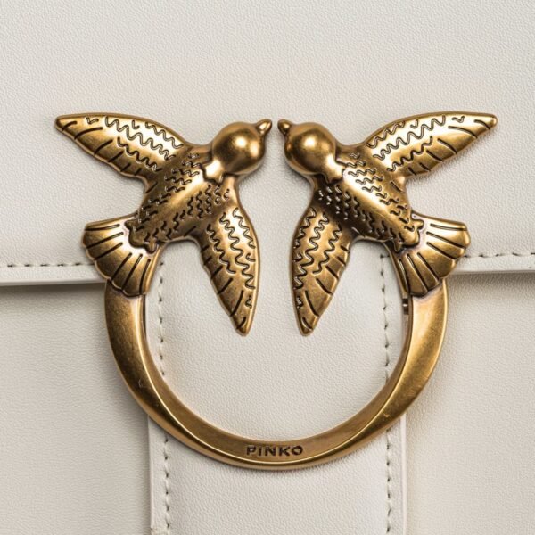 Classic Love Bag One Simply WHITE WHITE-ANTIQUE GOLD - Image 4