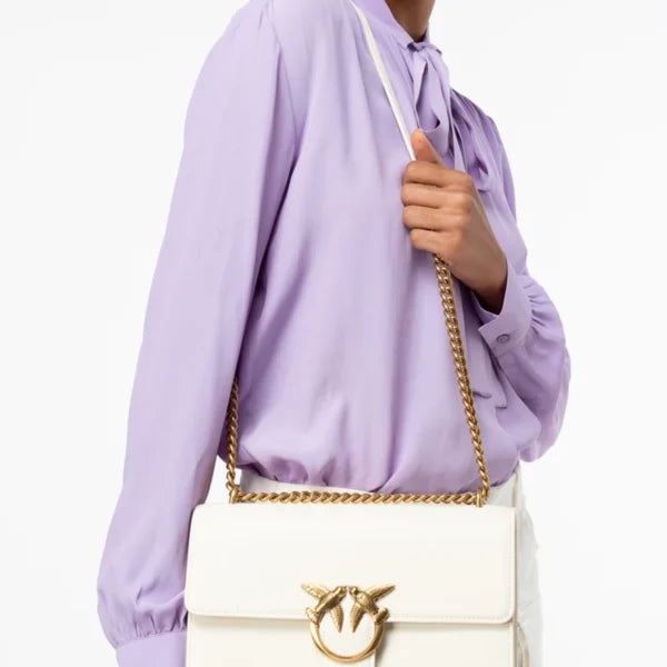 Classic Love Bag One Simply WHITE WHITE-ANTIQUE GOLD - Image 7