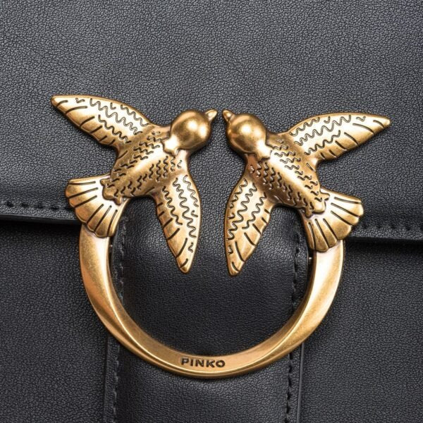 Classic Love Bag One Simply BLACK-ANTIQUE GOLD - Image 4