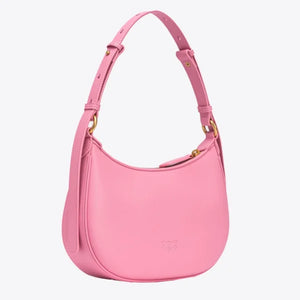 Mini Love Bag Half Moon Simply MARINE PINK-ANTIQUE GOLD - Image 2