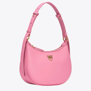 Mini Love Bag Half Moon Simply MARINE PINK-ANTIQUE GOLD - Image 3