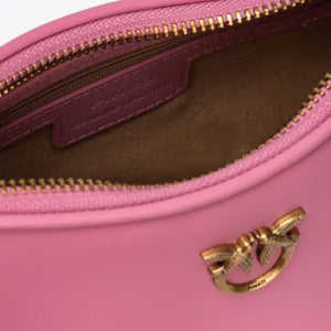 Mini Love Bag Half Moon Simply MARINE PINK-ANTIQUE GOLD - Image 6
