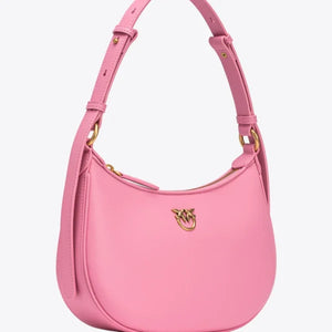 Mini Love Bag Half Moon Simply MARINE PINK-ANTIQUE GOLD - Image 7
