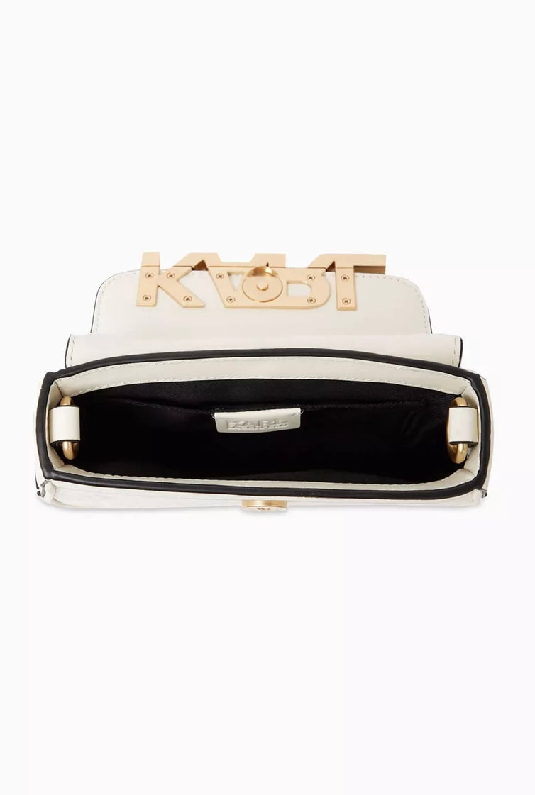 Karl Lagerfeld K/Letters Embossed Crossbody Bag