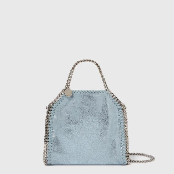 Stella McCartney Falabella Tiny Tote Bag Sapphire blue