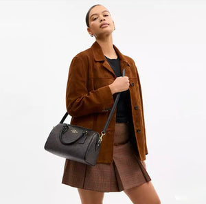 Coach Rowan Satchel in Signature Canvas M
