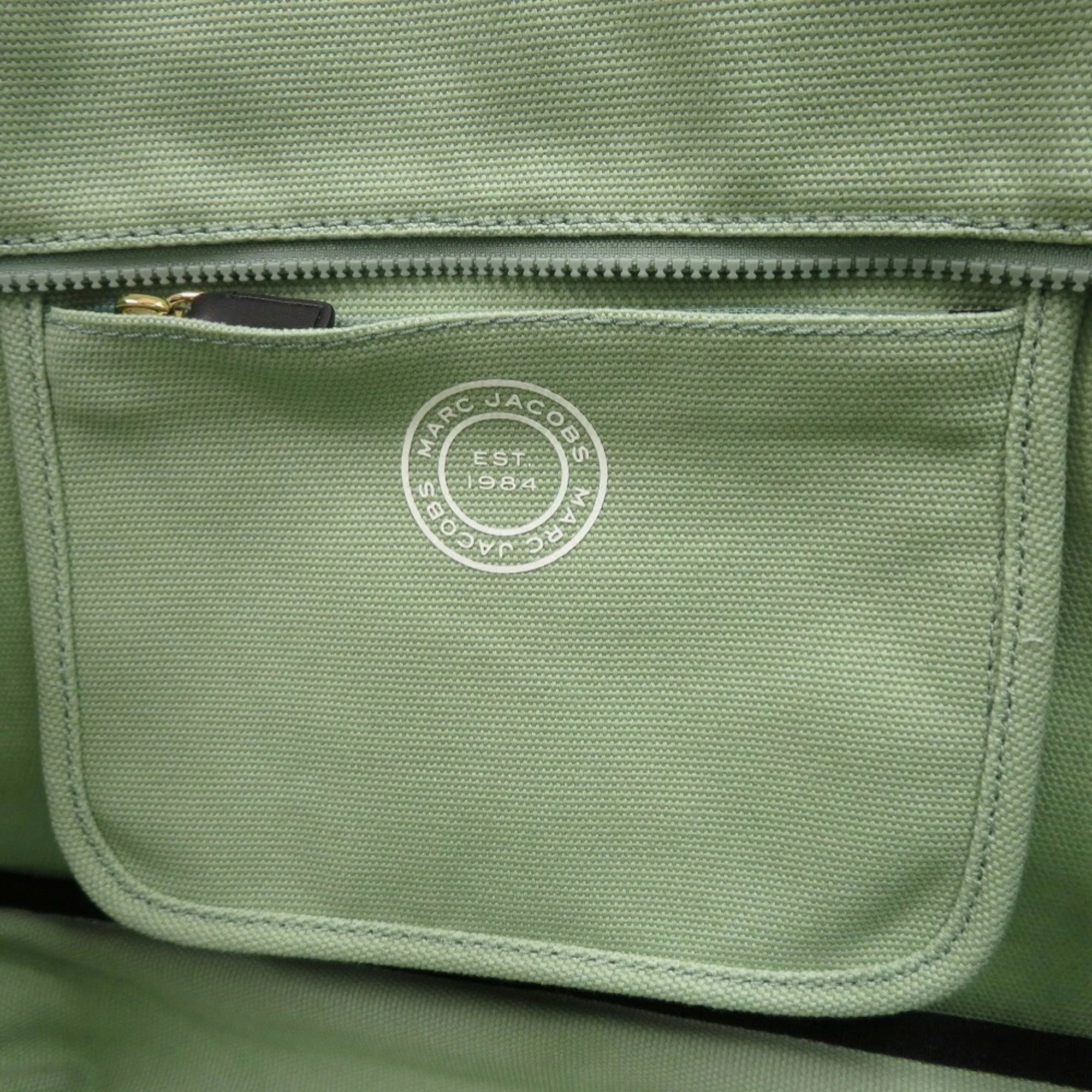 Marc Jacobs Signet Canvas Tote - Green - Image 6