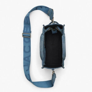 Marc Jacobs The Crystal Canvas Small Tote Bag crystal Denim - Image 7