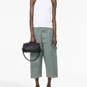 The Marc Jacobs Leather Duffle Bag Black - Image 6