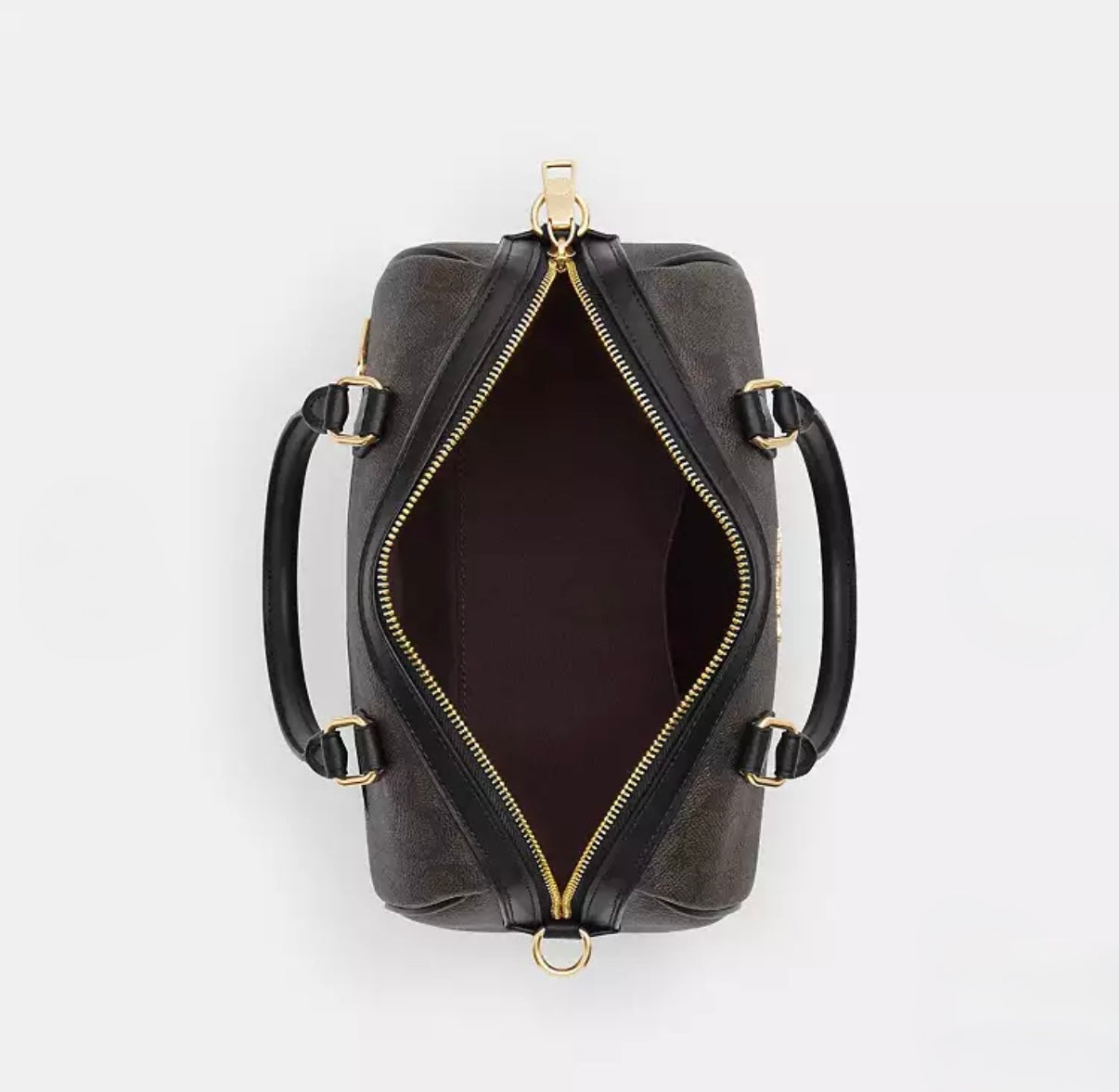 Coach Rowan Satchel in Signature Canvas M