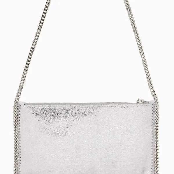 STELLA MCCARTNEY Falabella Pochette in Faux Shaggy Deer Grey - Image 3