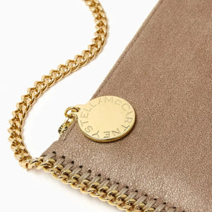 STELLA MCCARTNEY Falabella Pochette in Shaggy Deer Neutral - Image 5