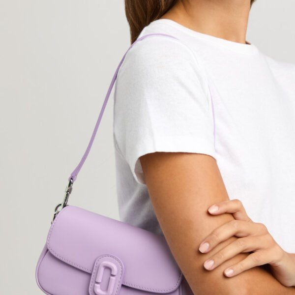 MARC JACOBS The Clover Shoulder Bag – Purple - Image 6