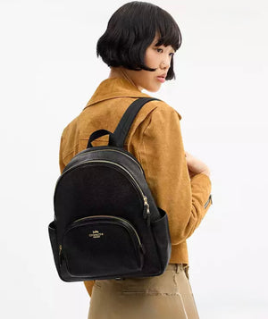 Coach black Court Backpack