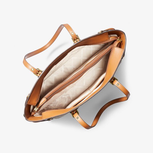 Michael Kors Voyager Medium Logo Tote Bag Vanilla - Image 2