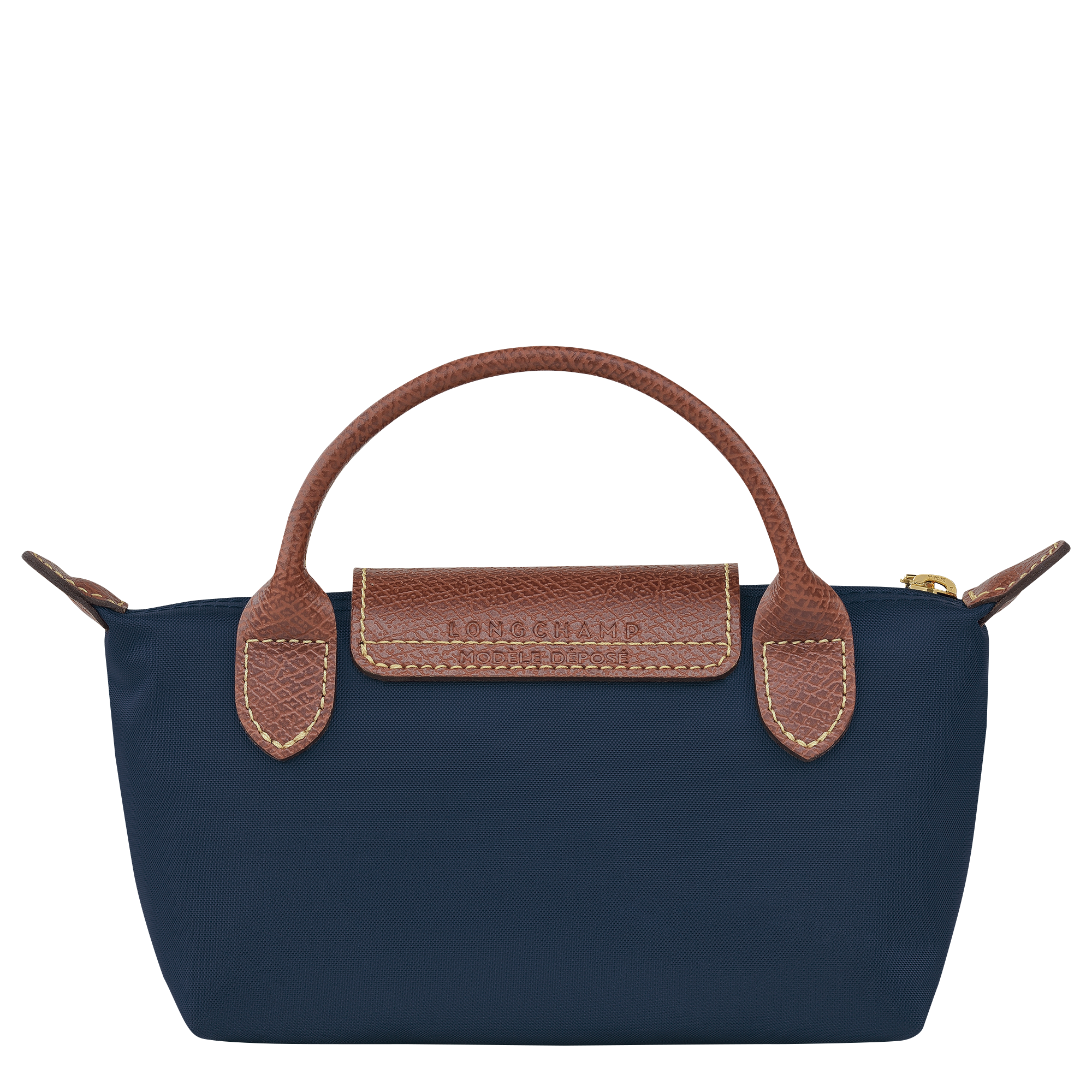 Le Pliage Original Pouch with handle Navy - Image 4