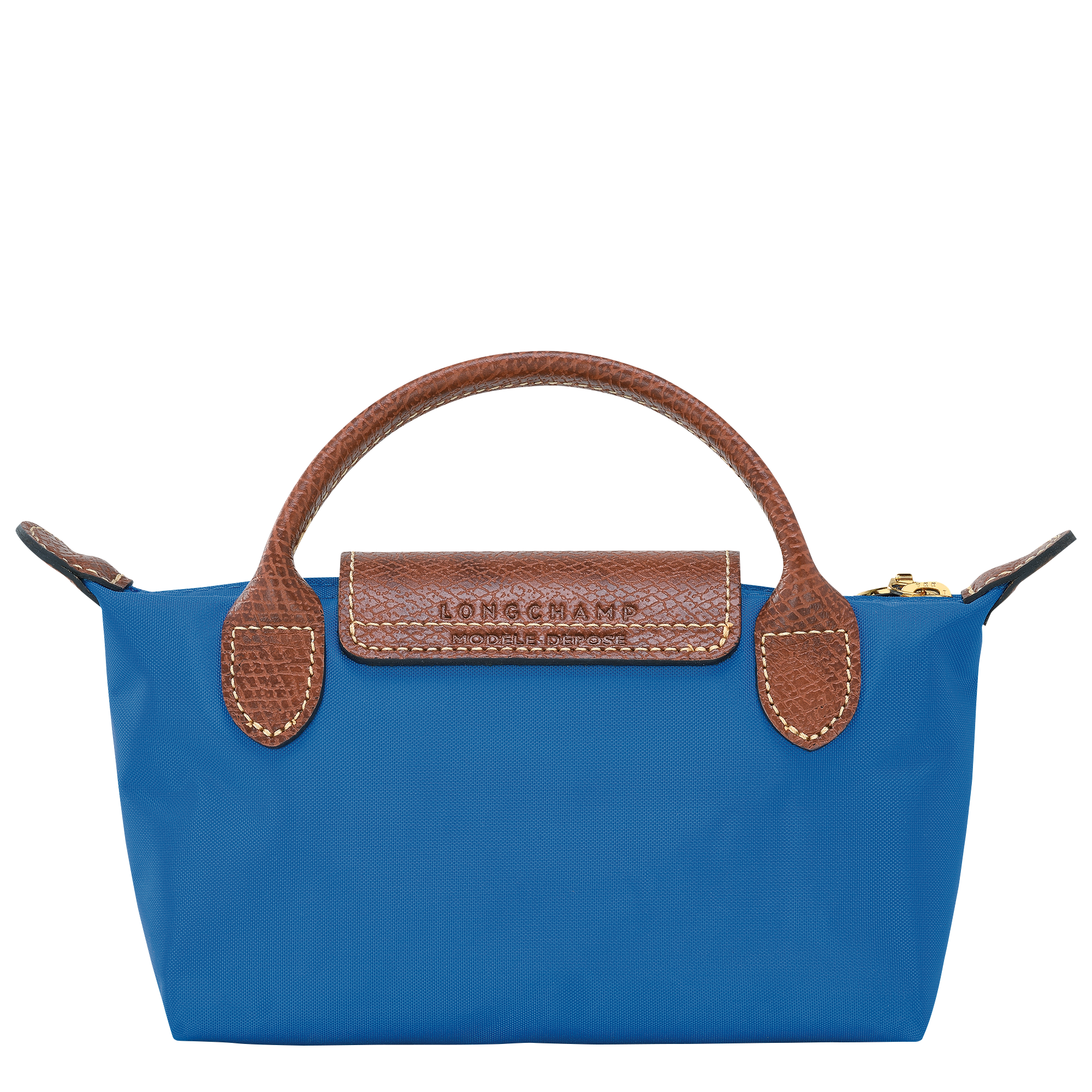 Le Pliage Original Pouch with handle Cobalt - Image 4
