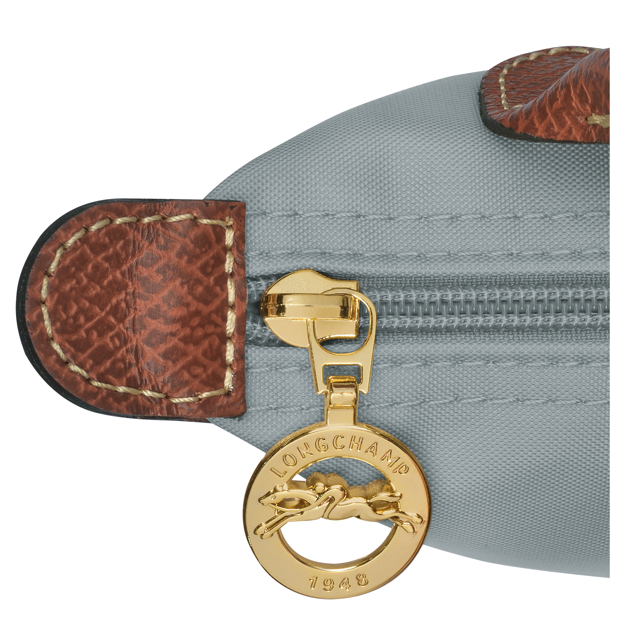Le Pliage Original Pouch with handle Steel - Image 5