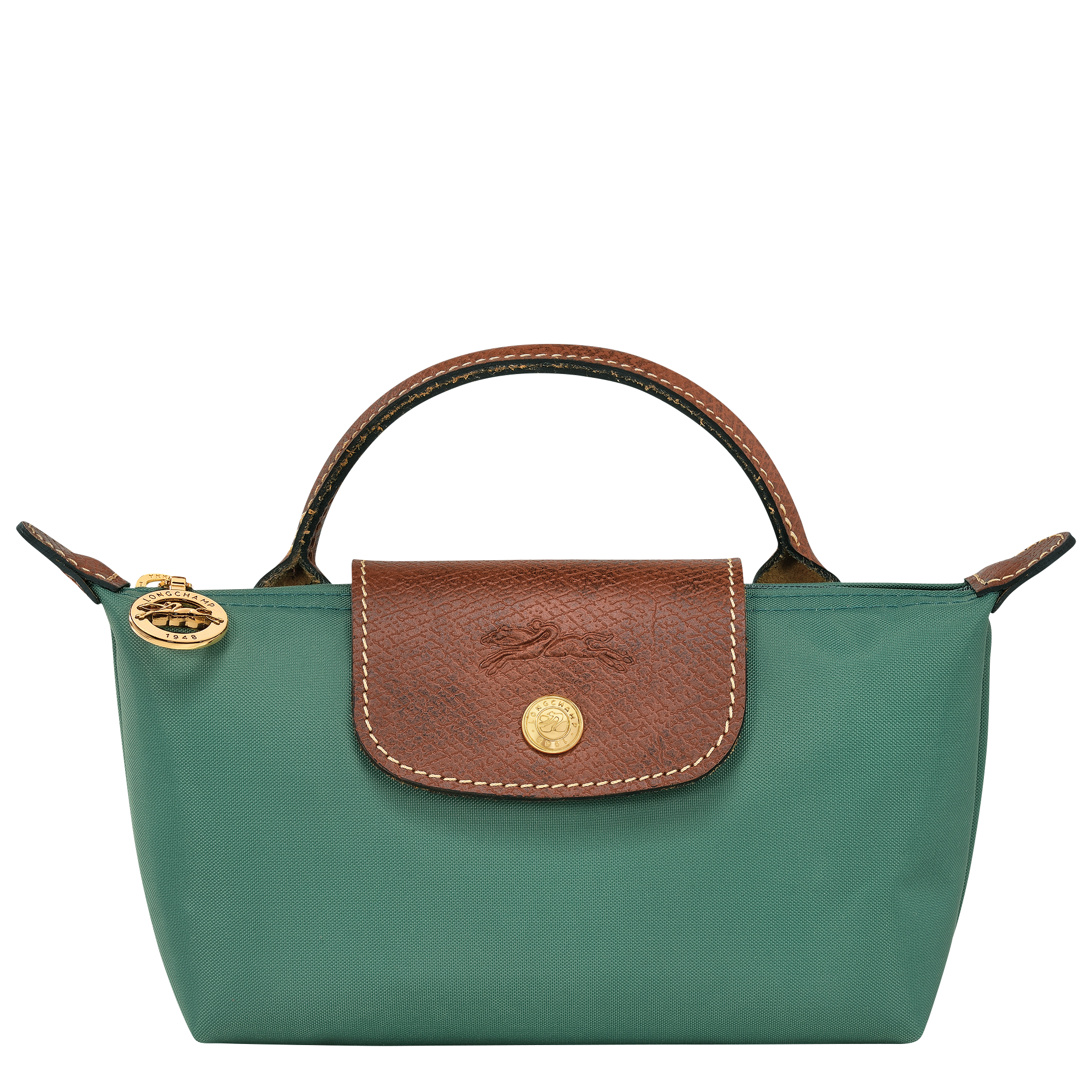 Le Pliage Original Pouch with handle Sage