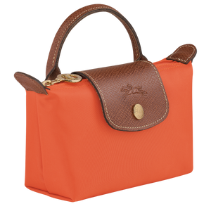 Le Pliage Original Pouch with handle Orange - Image 3