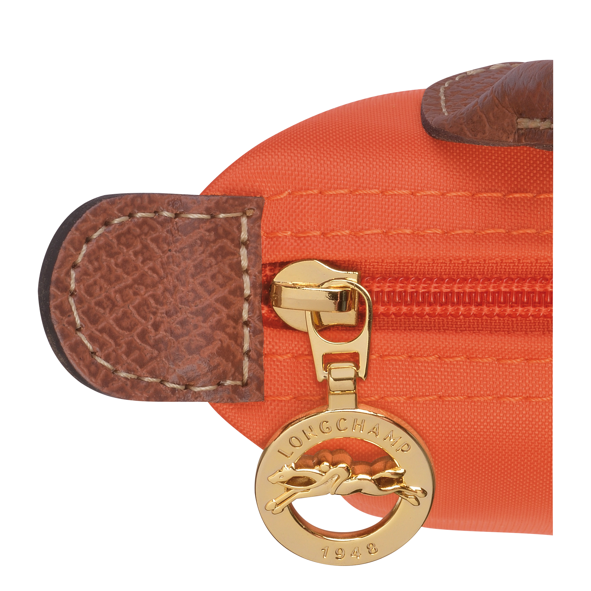 Le Pliage Original Pouch with handle Orange - Image 6