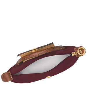 Le Pliage Original Pouch with handle Burgundy - Image 5