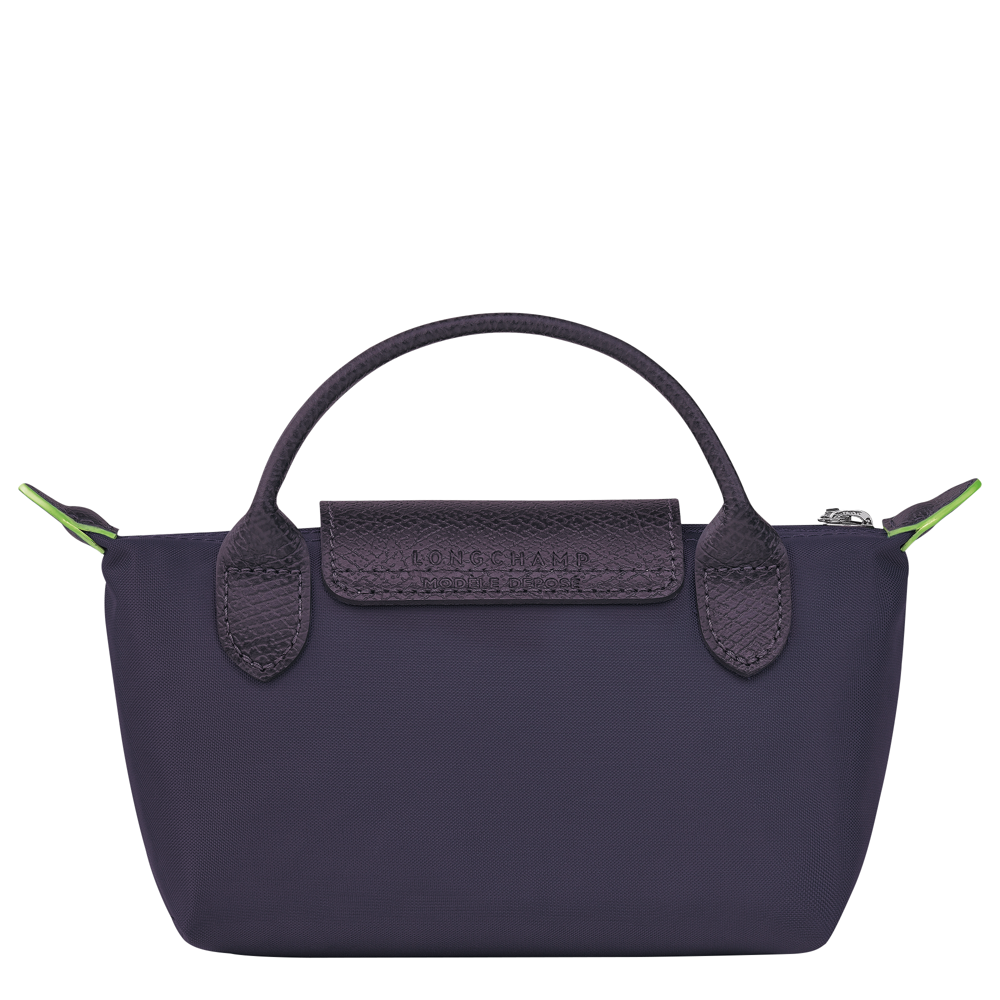 Le Pliage Green Pouch with handle Bilberry - Image 4