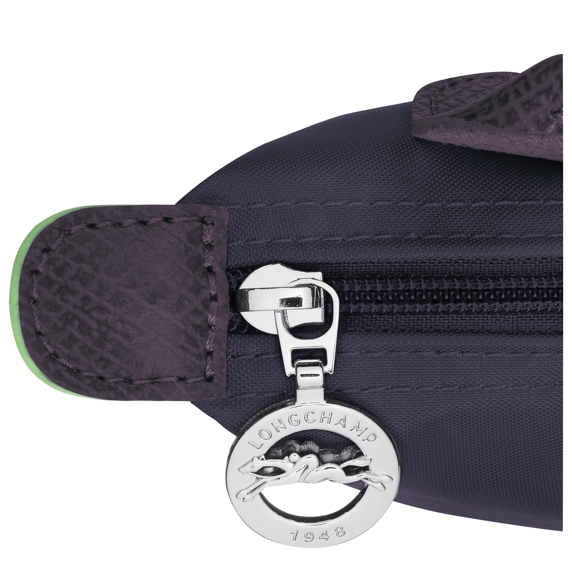 Le Pliage Green Pouch with handle Bilberry - Image 6