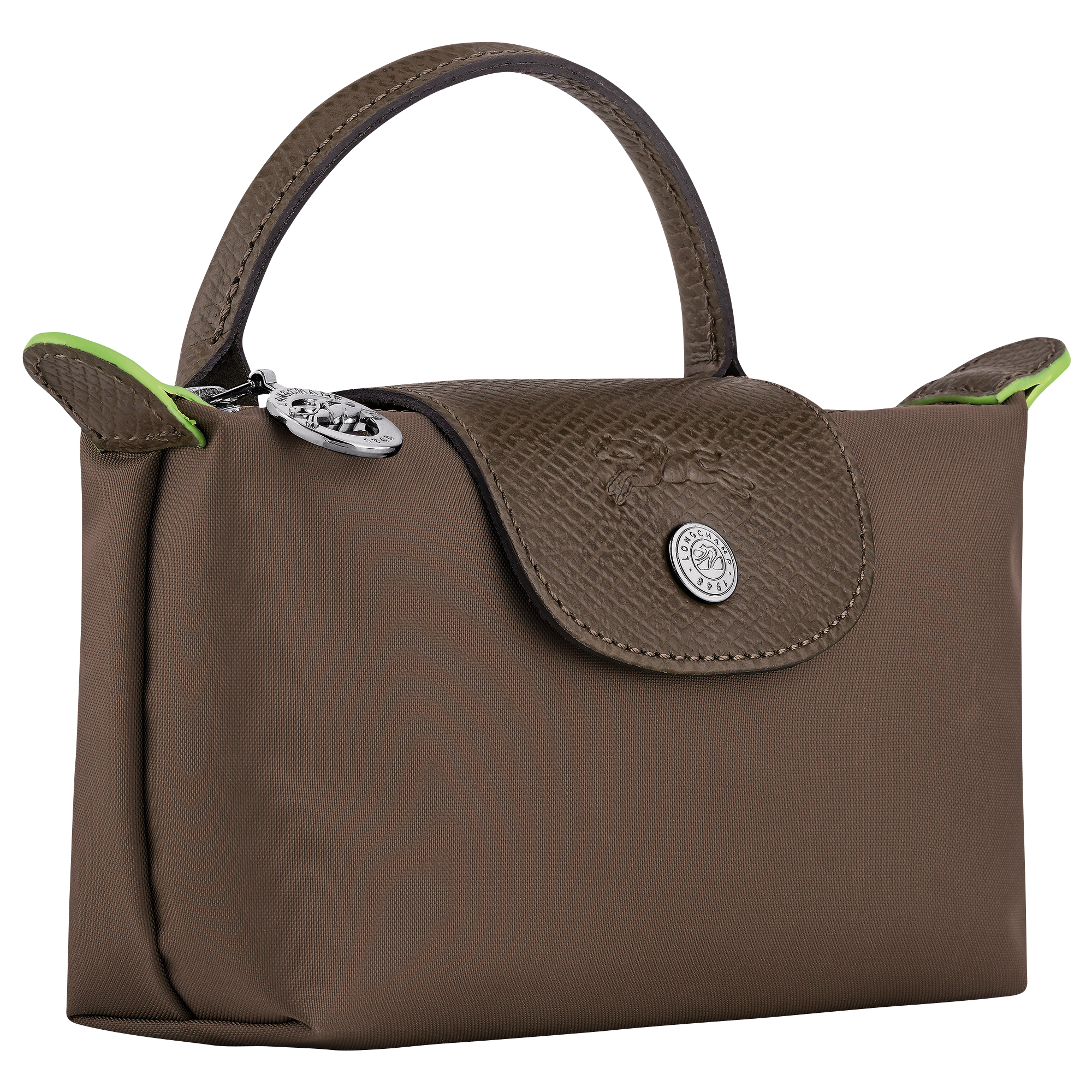 Le Pliage Green Pouch with handle Terra - Image 3