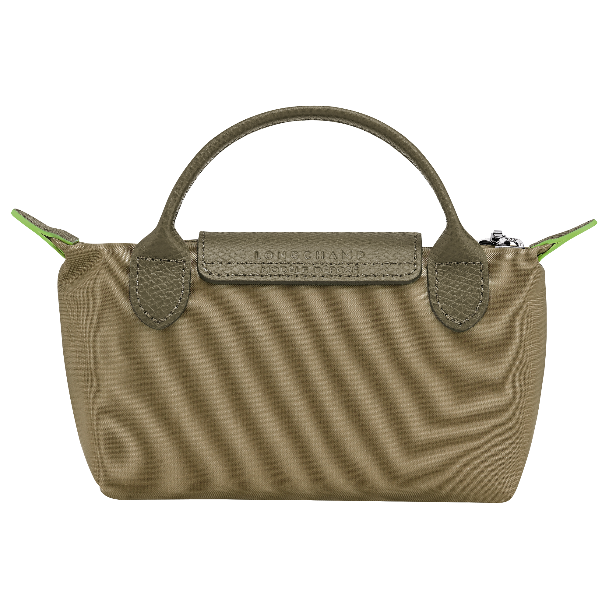 Le Pliage Green Pouch with handle Artichoke - Image 4