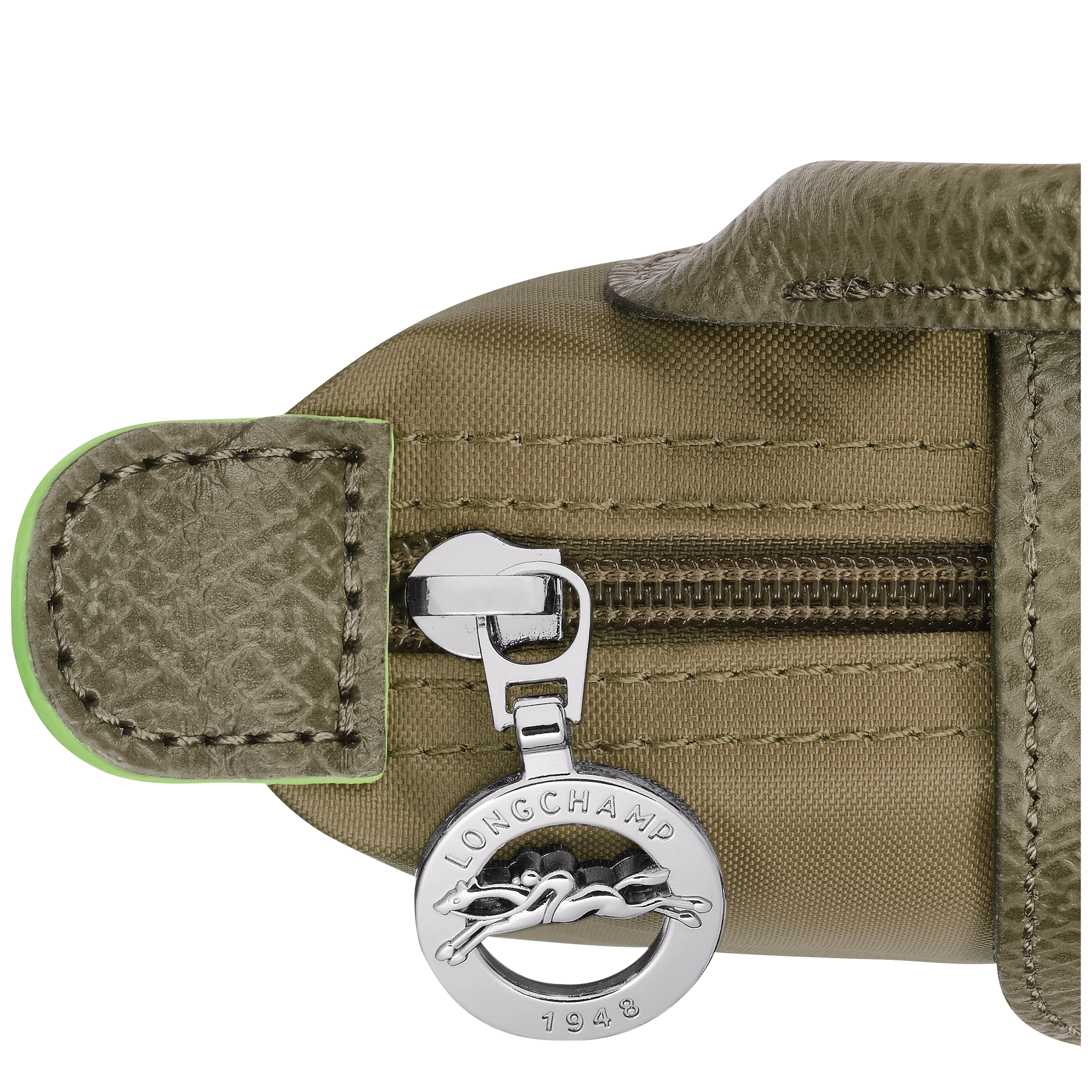 Le Pliage Green Pouch with handle Artichoke - Image 6