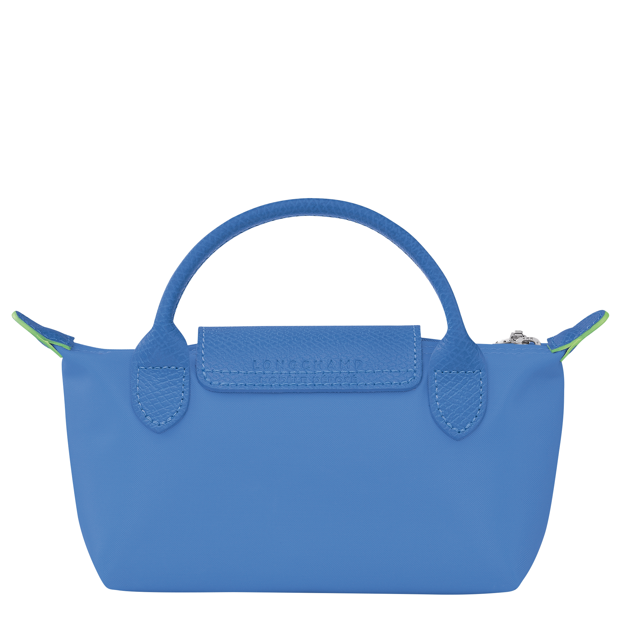 Le Pliage Green Pouch with handle Cornflower - Image 4