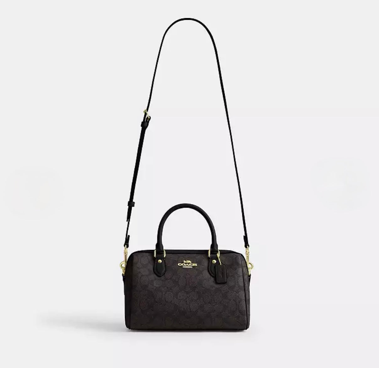 Coach Rowan Satchel in Signature Canvas M