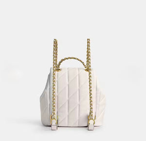 White Tabby Backpack