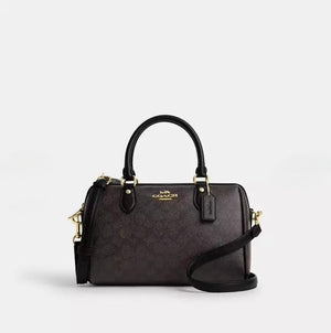 Coach Rowan Satchel in Signature Canvas M